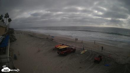 17th St. Del Mar Beach - 4K SW Live Webcam - Sep 23, 2026, 4:15pm PDT