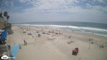 17th St. Del Mar Beach - 4K SW Live Webcam - Jun 23, 2026, 1:44pm PDT