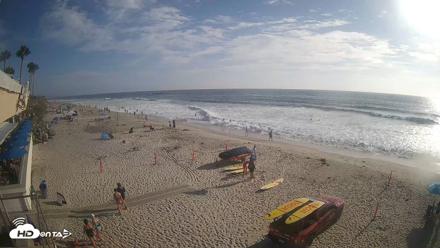 17th St. Del Mar Beach - 4K SW Live Webcam - Jul 24, 2026, 5:53pm PDT