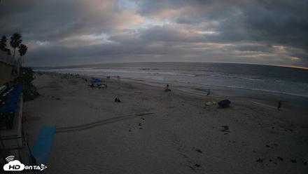 17th St. Del Mar Beach - 4K SW Live Webcam - May 23, 2026, 7:15pm PDT