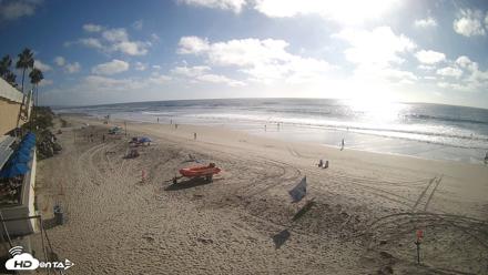 17th St. Del Mar Beach - 4K SW Live Webcam - Sep 28, 2026, 4:17pm PDT
