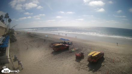 17th St. Del Mar Beach - 4K SW Live Webcam - Sep 25, 2026, 2:52pm PDT