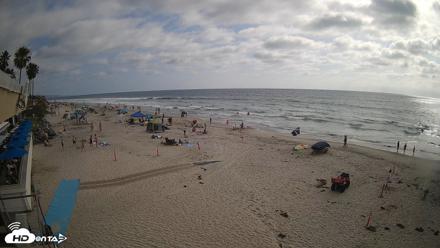 17th St. Del Mar Beach - 4K SW Live Webcam - May 23, 2026, 4:59pm PDT