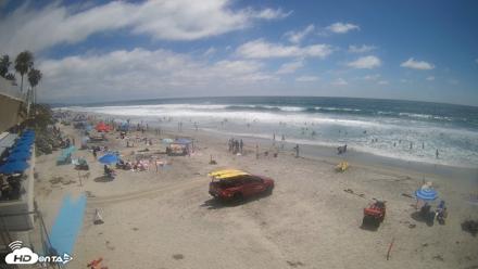 17th St. Del Mar Beach - 4K SW Live Webcam - Jun 19, 2026, 2:44pm PDT