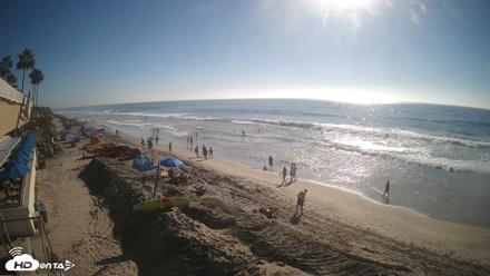 17th St. Del Mar Beach - 4K SW Live Webcam - Oct 2, 2026, 4:03pm PDT