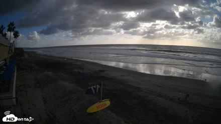 17th St. Del Mar Beach - 4K SW Live Webcam - Oct 12, 2026, 4:41pm PDT