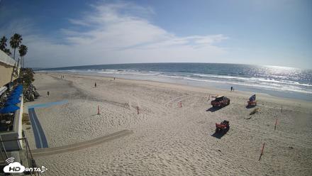 17th St. Del Mar Beach - 4K SW Live Webcam - Apr 29, 2026, 4:10pm PDT
