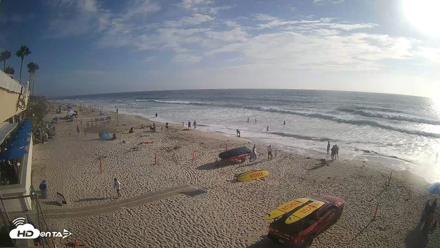 17th St. Del Mar Beach - 4K SW Live Webcam - Jul 24, 2026, 5:59pm PDT