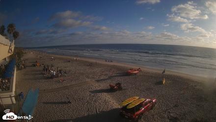 17th St. Del Mar Beach - 4K SW Live Webcam - Jun 20, 2026, 6:58pm PDT