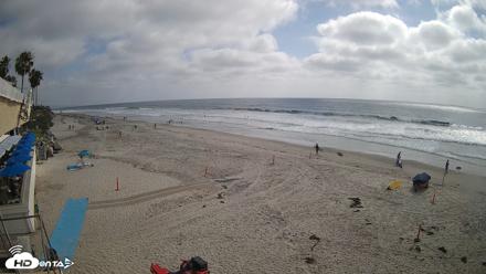 17th St. Del Mar Beach - 4K SW Live Webcam - May 21, 2026, 4:11pm PDT