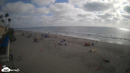 17th St. Del Mar Beach - 4K SW Live Webcam - Aug 12, 2026, 5:15pm PDT