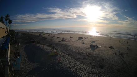 17th St. Del Mar Beach - 4K SW Live Webcam - Jan 17, 2026, 4:13pm PST