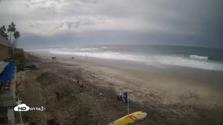 17th St. Del Mar Beach - 4K SW Live Webcam - Oct 10, 2026, 1:40pm PDT