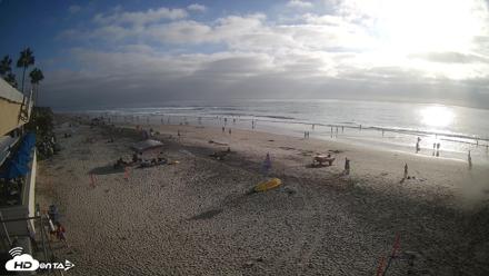 17th St. Del Mar Beach - 4K SW Live Webcam - Sep 12, 2026, 5:23pm PDT