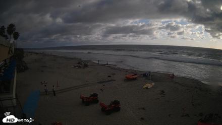 17th St. Del Mar Beach - 4K SW Live Webcam - May 25, 2026, 6:09pm PDT