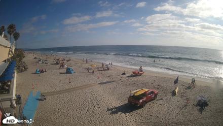 17th St. Del Mar Beach - 4K SW Live Webcam - Jun 26, 2026, 5:44pm PDT