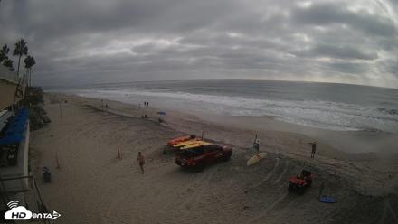 17th St. Del Mar Beach - 4K SW Live Webcam - Sep 23, 2026, 4:12pm PDT