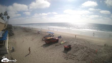 17th St. Del Mar Beach - 4K SW Live Webcam - Sep 25, 2026, 3:31pm PDT