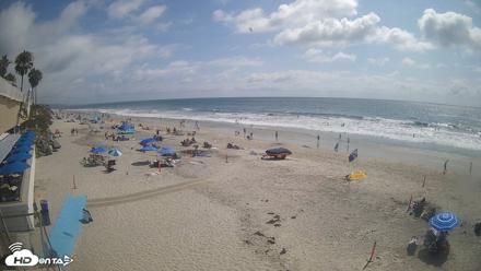 17th St. Del Mar Beach - 4K SW Live Webcam - Jun 30, 2026, 3:47pm PDT