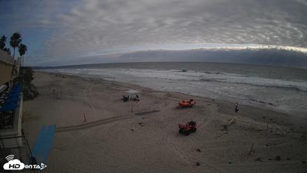 17th St. Del Mar Beach - 4K SW Live Webcam - May 26, 2026, 5:47pm PDT