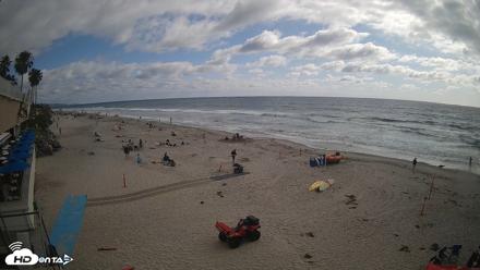17th St. Del Mar Beach - 4K SW Live Webcam - May 25, 2026, 4:52pm PDT