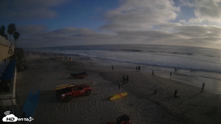 17th St. Del Mar Beach - 4K SW Live Webcam - Jun 9, 2026, 6:49pm PDT