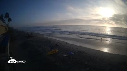17th St. Del Mar Beach - 4K SW Live Webcam - Oct 8, 2026, 5:37pm PDT