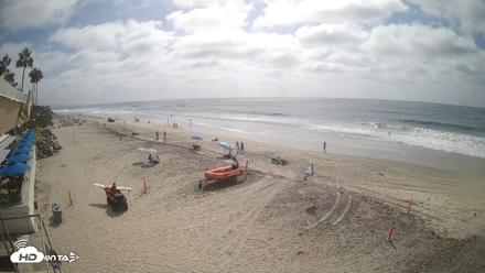 17th St. Del Mar Beach - 4K SW Live Webcam - Sep 23, 2026, 2:33pm PDT