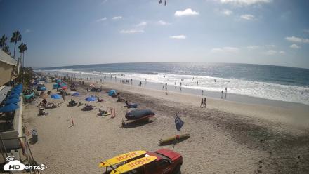 17th St. Del Mar Beach - 4K SW Live Webcam - Sep 13, 2026, 2:58pm PDT