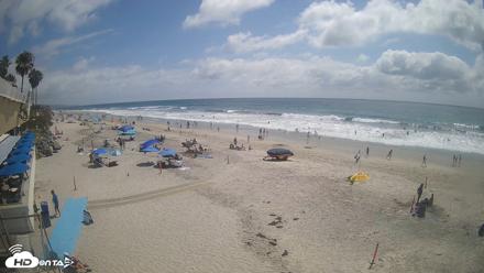 17th St. Del Mar Beach - 4K SW Live Webcam - Jun 30, 2026, 3:02pm PDT