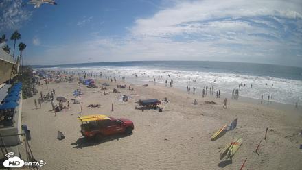 17th St. Del Mar Beach - 4K SW Live Webcam - Aug 15, 2026, 2:51pm PDT