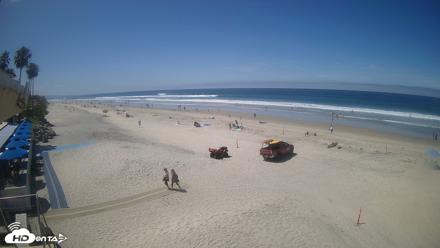 17th St. Del Mar Beach - 4K SW Live Webcam - Apr 10, 2026, 11:43am PDT
