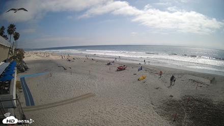 17th St. Del Mar Beach - 4K SW Live Webcam - May 8, 2026, 3:50pm PDT