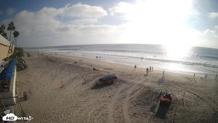 17th St. Del Mar Beach - 4K SW Live Webcam - Sep 24, 2026, 4:39pm PDT