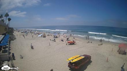17th St. Del Mar Beach - 4K SW Live Webcam - Aug 22, 2026, 12:35pm PDT