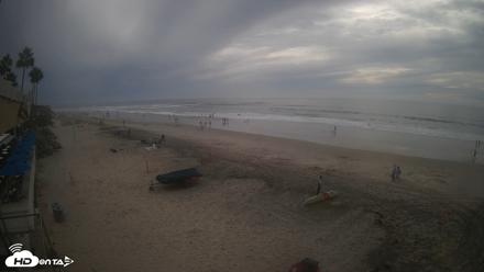17th St. Del Mar Beach - 4K SW Live Webcam - Sep 27, 2026, 3:36pm PDT