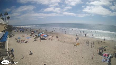 17th St. Del Mar Beach - 4K SW Live Webcam - Aug 16, 2026, 3:22pm PDT