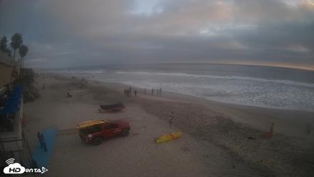 17th St. Del Mar Beach - 4K SW Live Webcam - Jun 9, 2026, 7:40pm PDT