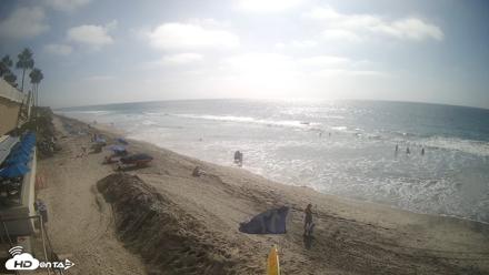 17th St. Del Mar Beach - 4K SW Live Webcam - Oct 1, 2026, 3:01pm PDT