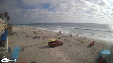 17th St. Del Mar Beach - 4K SW Live Webcam - Jun 25, 2026, 5:36pm PDT