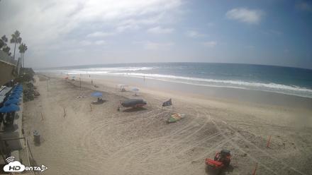 17th St. Del Mar Beach - 4K SW Live Webcam - Sep 25, 2026, 1:35pm PDT