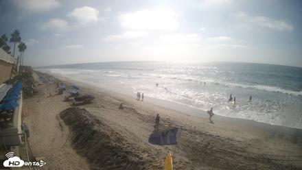 17th St. Del Mar Beach - 4K SW Live Webcam - Oct 1, 2026, 3:00pm PDT