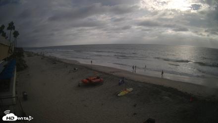 17th St. Del Mar Beach - 4K SW Live Webcam - Sep 20, 2026, 5:02pm PDT