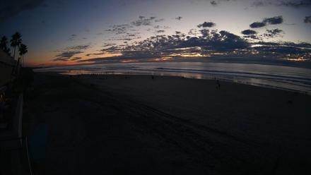 17th St. Del Mar Beach - 4K SW Live Webcam - Jan 6, 2026, 5:12pm PST