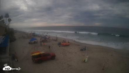17th St. Del Mar Beach - 4K SW Live Webcam - Sep 6, 2026, 4:34pm PDT