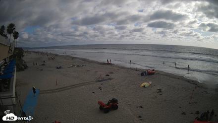 17th St. Del Mar Beach - 4K SW Live Webcam - May 25, 2026, 5:24pm PDT