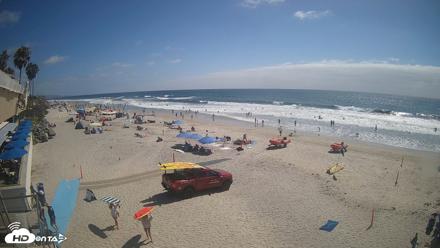 17th St. Del Mar Beach - 4K SW Live Webcam - Jun 28, 2026, 3:33pm PDT