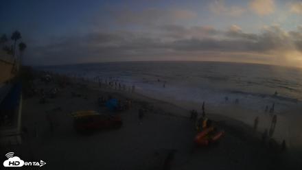 17th St. Del Mar Beach - 4K SW Live Webcam - Aug 8, 2026, 7:14pm PDT
