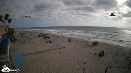 17th St. Del Mar Beach - 4K SW Live Webcam - May 23, 2026, 5:22pm PDT