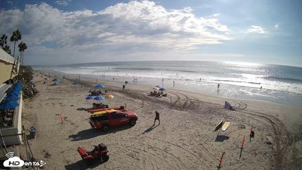 17th St. Del Mar Beach - 4K SW Live Webcam - Sep 9, 2026, 4:18pm PDT